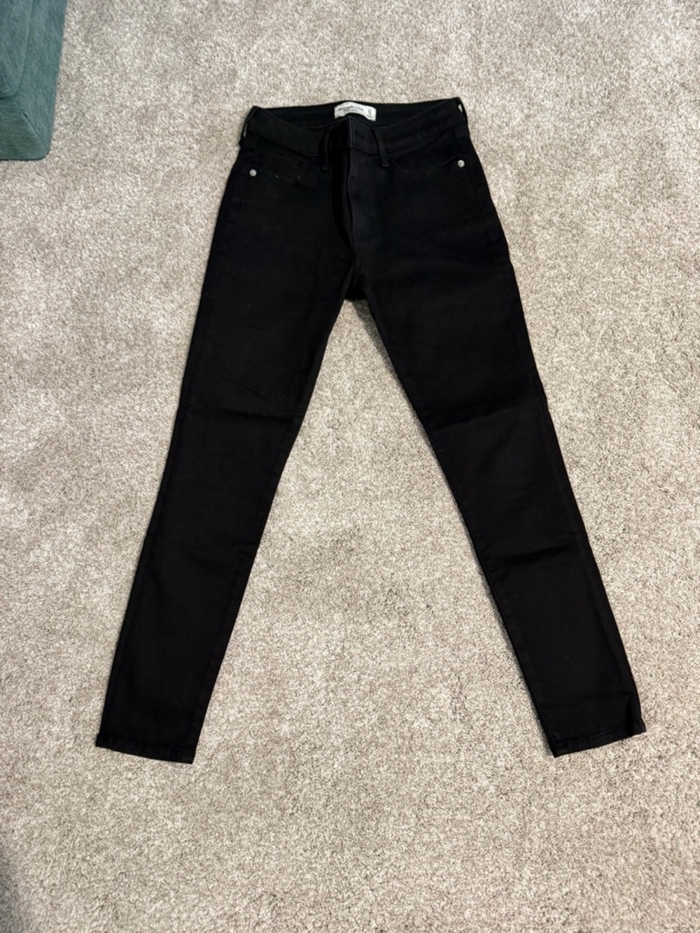 Abercrombie & Fitch Black Women's Skinny Jeans - High Rise Stretch